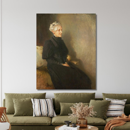 Isabella Guthrie Mccosh 1817–1909 John White Alexander jwa7 quadro stampato su tela