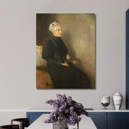 Isabella Guthrie Mccosh 1817–1909 John White Alexander jwa7 quadro stampato su tela