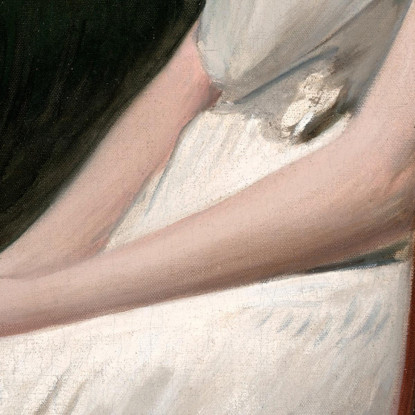 Miss Dorothy Quincy Roosevelt John White Alexander jwa11 quadro stampato su tela