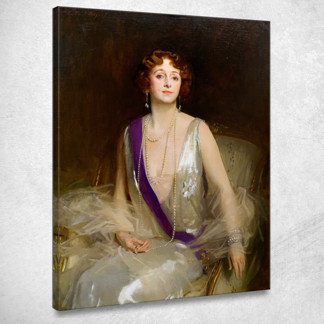 Grace Elvina Marchesa Curzon Di Kedleston John Singer Sargent jss97 quadro stampato su tela