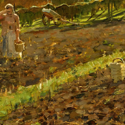 I Raccoglitori Di Patate Julius Sergius Klever jsk22 quadro stampato su tela