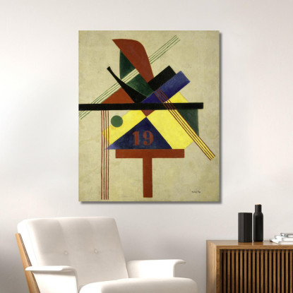 19 László Moholy-Nagy lmn1 quadro stampato su tela