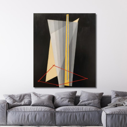 Costruzione László Moholy-Nagy lmn13 quadro stampato su tela
