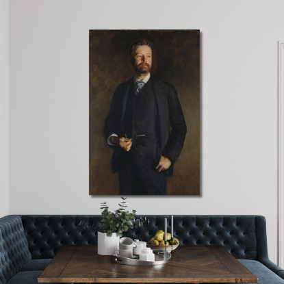 Henry Cabot Loggia John Singer Sargent jss103 quadro stampato su tela