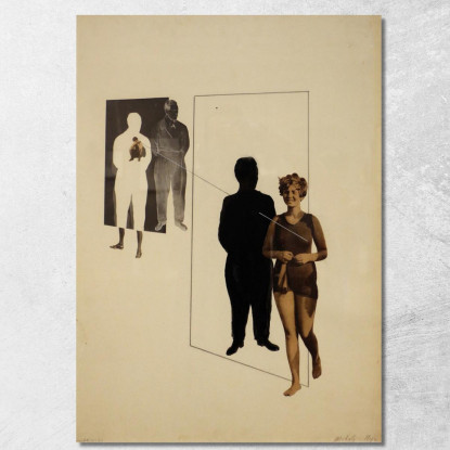 Gelosia László Moholy-Nagy lmn22 quadro stampato su tela