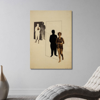 Gelosia László Moholy-Nagy lmn22 quadro stampato su tela