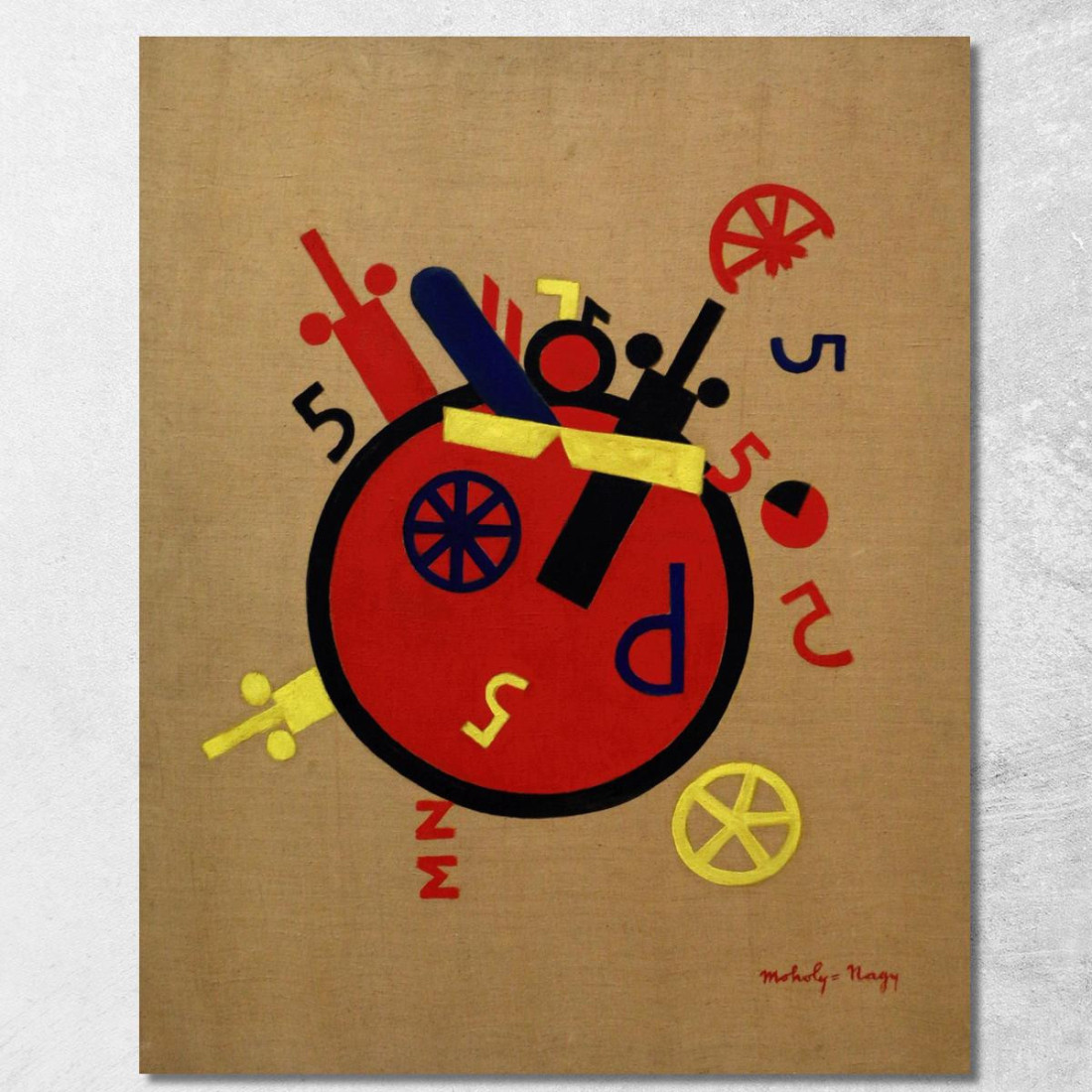 La Grande Macchina Delle Emozioni László Moholy-Nagy lmn32 quadro stampato su tela