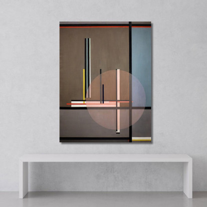Lis László Moholy-Nagy lmn33 quadro stampato su tela