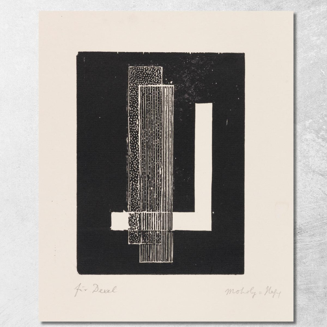 Senza Titolo László Moholy-Nagy lmn36 quadro stampato su tela