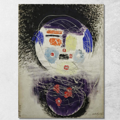 Costruzione Spaziale László Moholy-Nagy lmn38 quadro stampato su tela