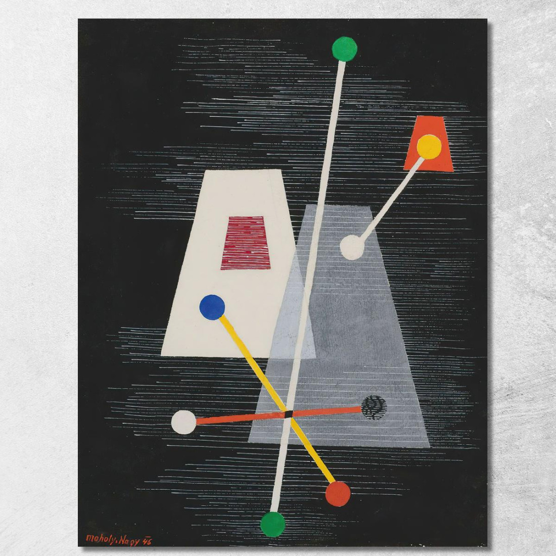 Piramidi Troncate László Moholy-Nagy lmn40 quadro stampato su tela