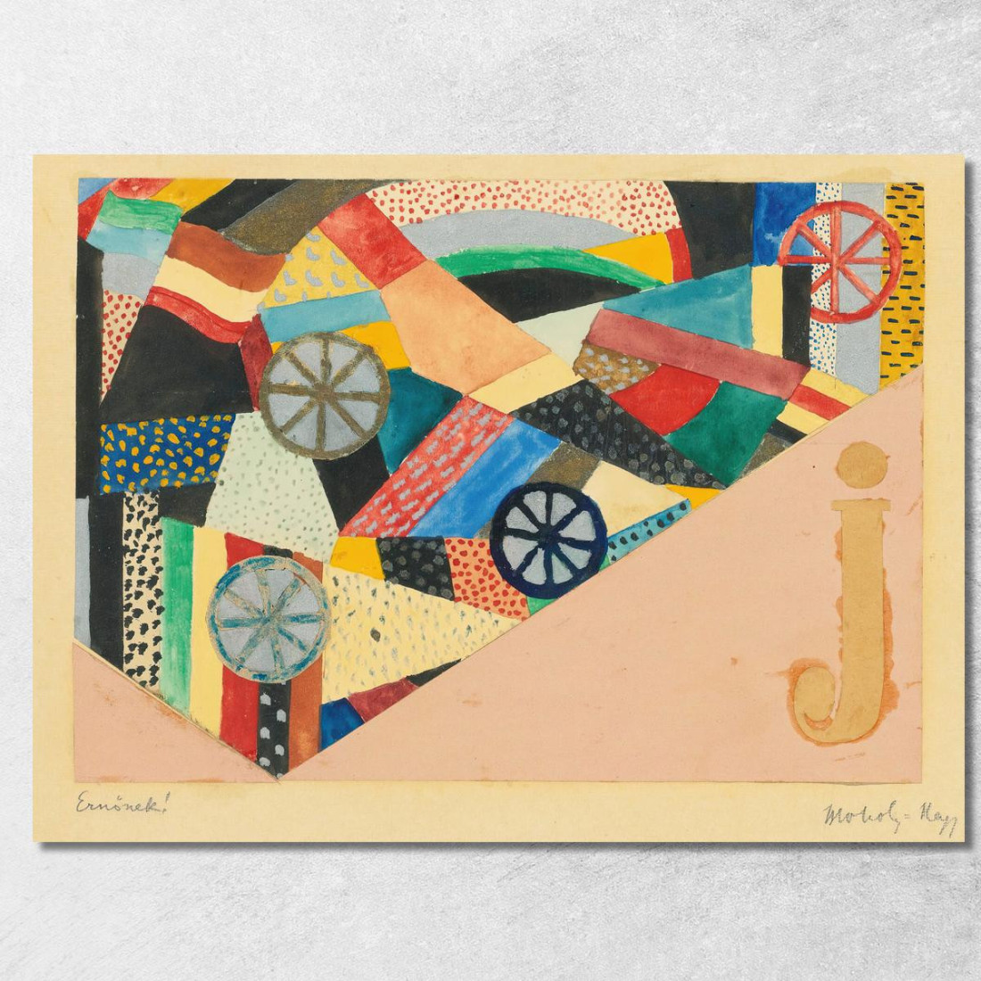 Senza Titolo – J Sotto I Campi Per Ernst Kállai László Moholy-Nagy lmn41 quadro stampato su tela