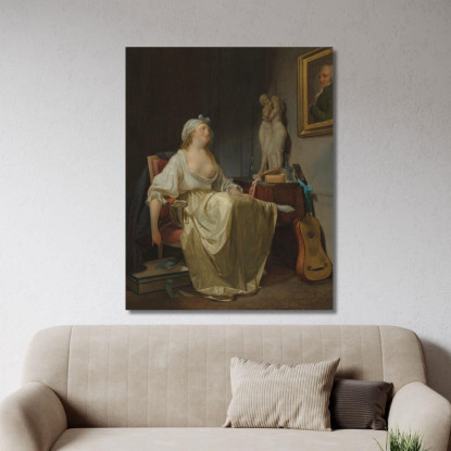 Prima Della Toeletta Louis Léopold Boilly llb2 quadro stampato su tela
