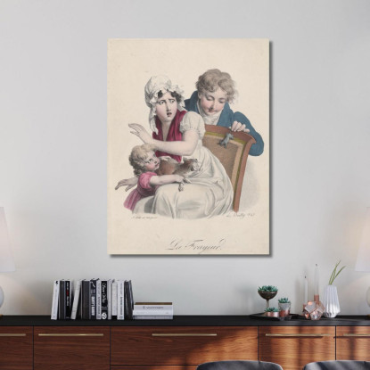 Paura Louis Léopold Boilly llb7 quadro stampato su tela