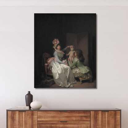 Incoronazione Della Statuetta Di Cupido Louis Léopold Boilly llb8 quadro stampato su tela