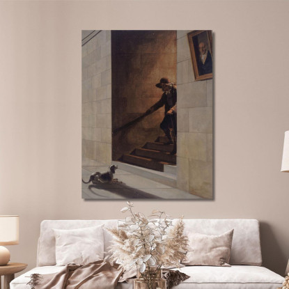 La Discesa Della Scala Louis Léopold Boilly llb10 quadro stampato su tela