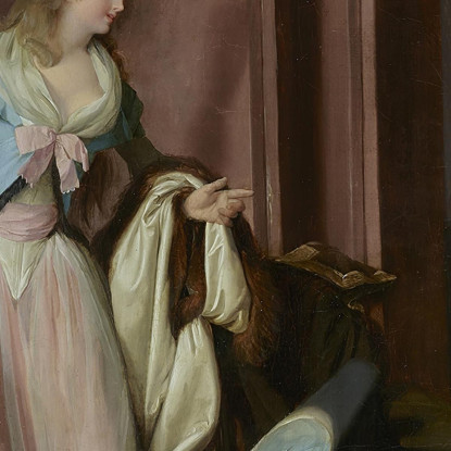 La Visita Ricambiata Louis Léopold Boilly llb13 quadro stampato su tela