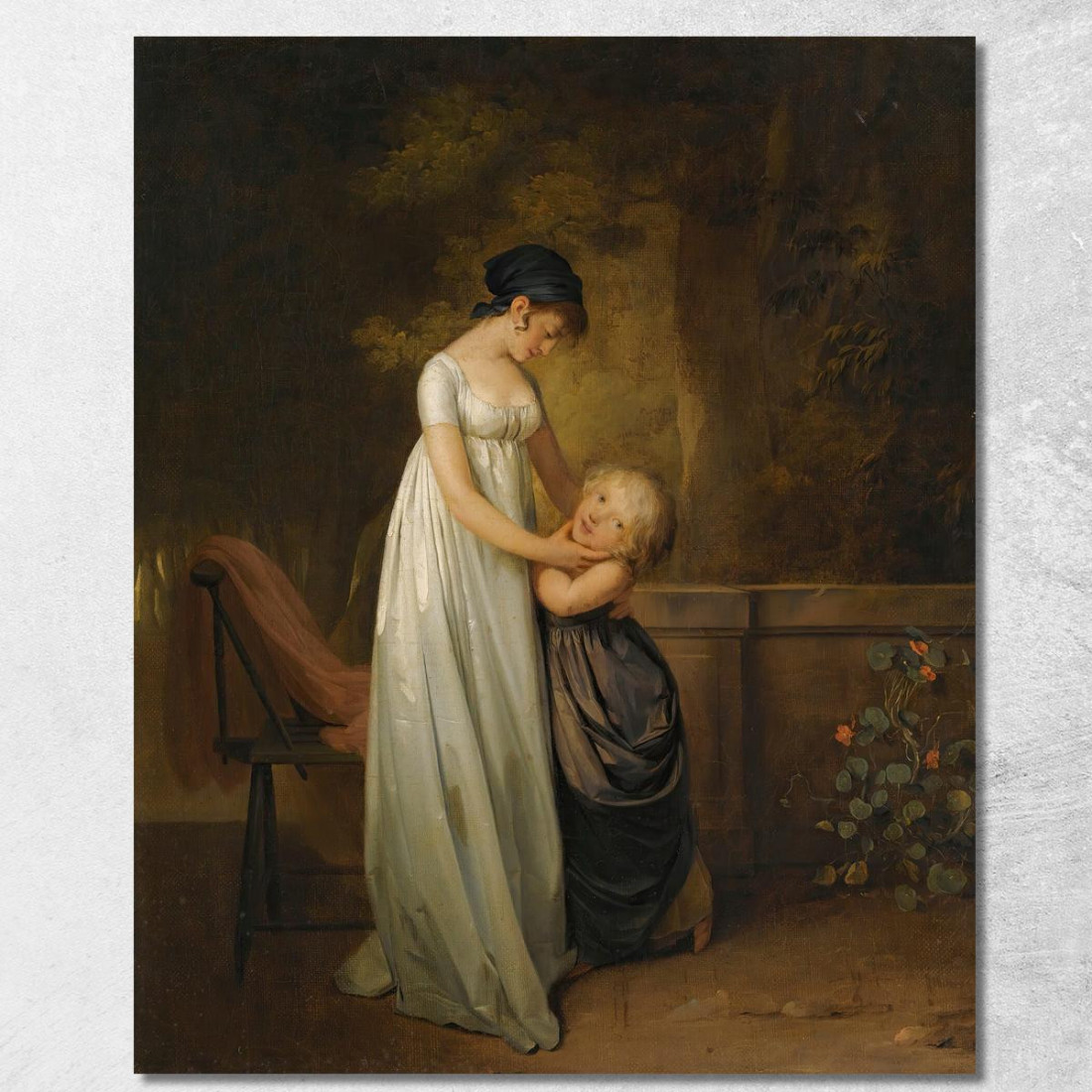 Carezze Materne Louis Léopold Boilly llb15 quadro stampato su tela