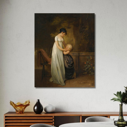 Carezze Materne Louis Léopold Boilly llb15 quadro stampato su tela
