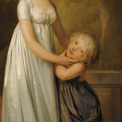 Carezze Materne Louis Léopold Boilly llb15 quadro stampato su tela