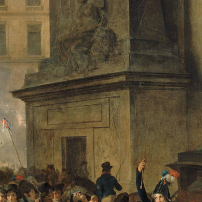 I Coscritti Del 1807 Sfilano Davanti Alla Porta Saint-Denis Louis Léopold Boilly llb16 quadro stampato su tela