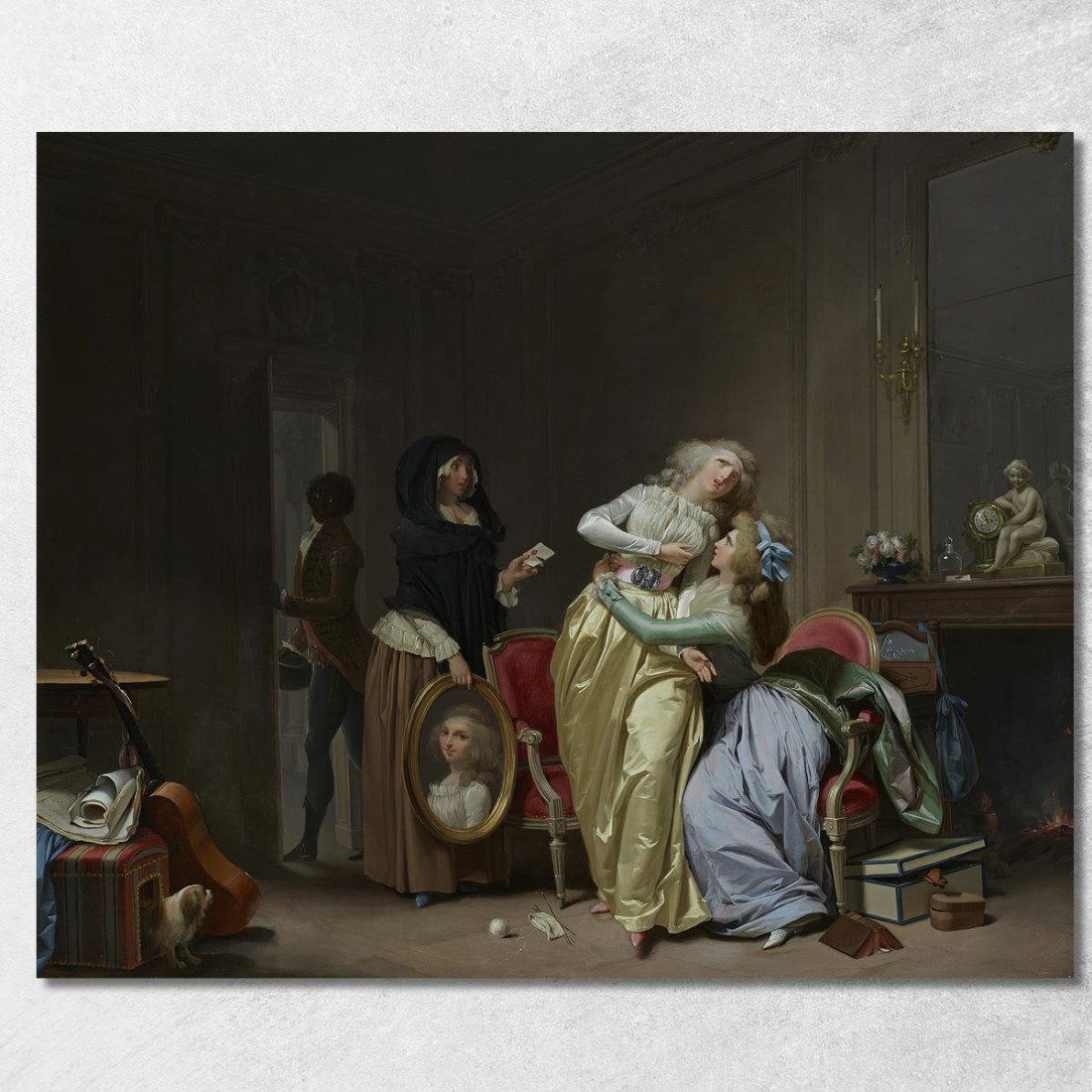 Le Sventure Dell'Amore Louis Léopold Boilly llb20 quadro stampato su tela