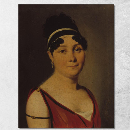 Ritratto Di Caroline Branchu (1780-1850) Cantante Louis Léopold Boilly llb23 quadro stampato su tela