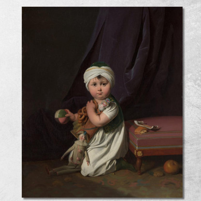 Ritratto Di Un Ragazzo Louis Léopold Boilly llb36 quadro stampato su tela