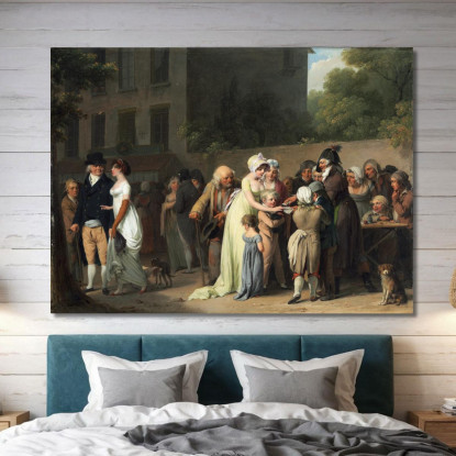 Il Baro Sul Boulevard Louis Léopold Boilly llb51 quadro stampato su tela