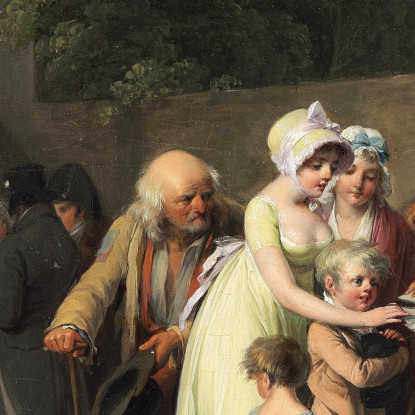 Il Baro Sul Boulevard Louis Léopold Boilly llb51 quadro stampato su tela
