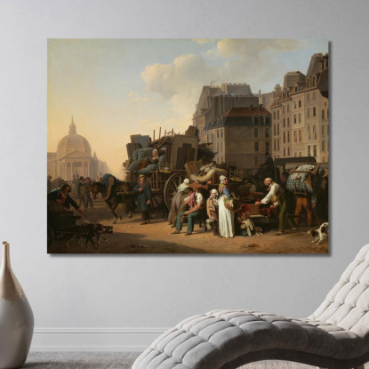 I Traslochi Louis Léopold Boilly llb59 quadro stampato su tela