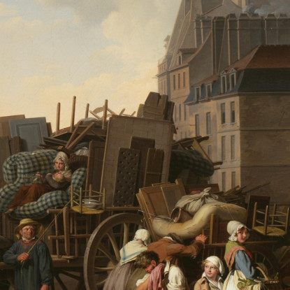 I Traslochi Louis Léopold Boilly llb59 quadro stampato su tela