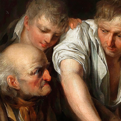La Lettura Del Bollettino Della Grande Armata Louis Léopold Boilly llb63 quadro stampato su tela