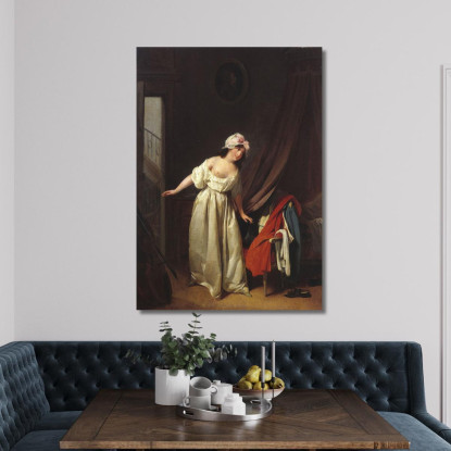 Il Dolce Risveglio Louis Léopold Boilly llb64 quadro stampato su tela