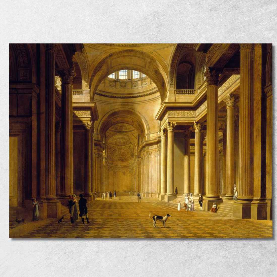 Vista Interna Del Panthéon Louis Léopold Boilly llb68 quadro stampato su tela