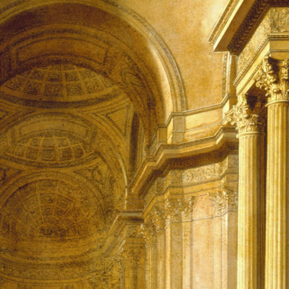 Vista Interna Del Panthéon Louis Léopold Boilly llb68 quadro stampato su tela