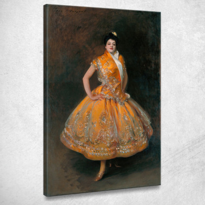 Carmencita John Singer Sargent jss123 quadro stampato su tela