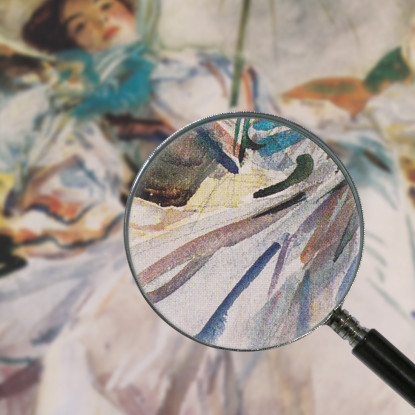 Signora Con Un Parasole John Singer Sargent jss126 quadro stampato su tela