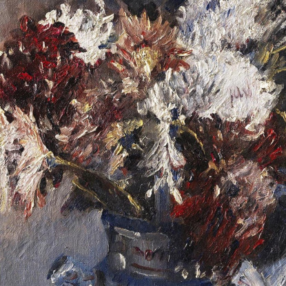 Chrysanthèmes Dans Une Cruche Lovis Corinth lcr9 tableau impression sur toile