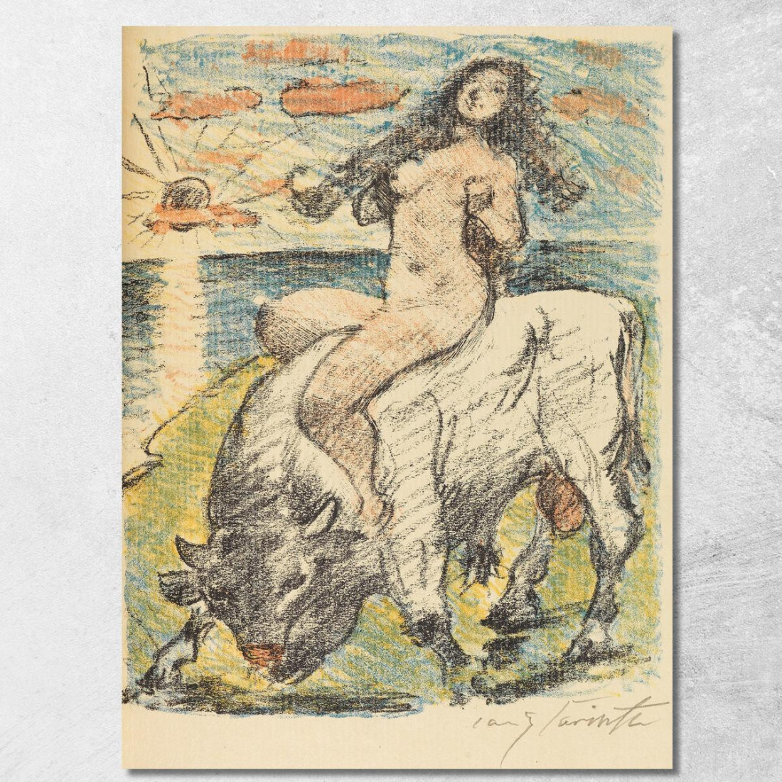 Le Char De Vénus Lovis Corinth lcr19 tableau impression sur toile