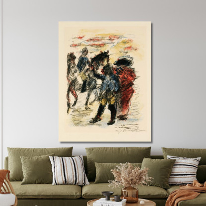 La Fuite Avortée Lovis Corinth lcr23 tableau impression sur toile
