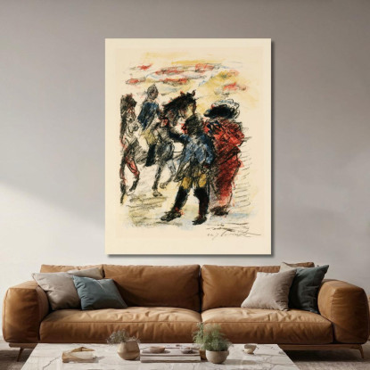 La Fuite Avortée Lovis Corinth lcr23 tableau impression sur toile