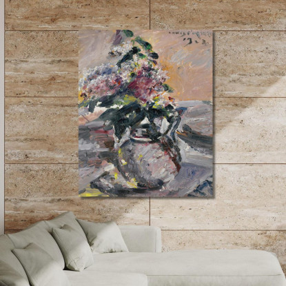 Lilas Dans Une Cruche En Verre Lovis Corinth lcr29 tableau impression sur toile