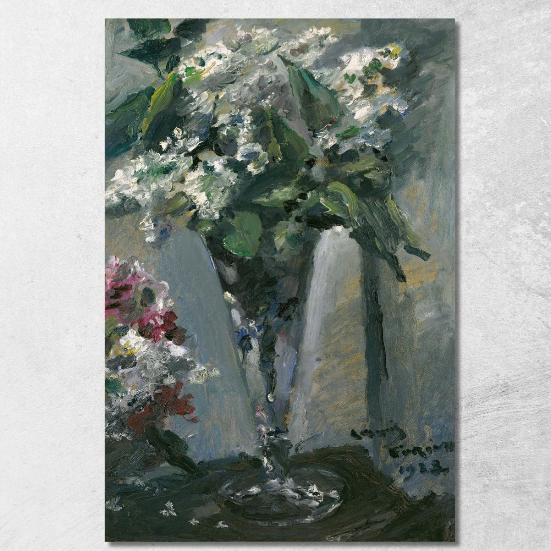 Lilas Dans Un Verre Calice Lovis Corinth lcr30 tableau impression sur toile