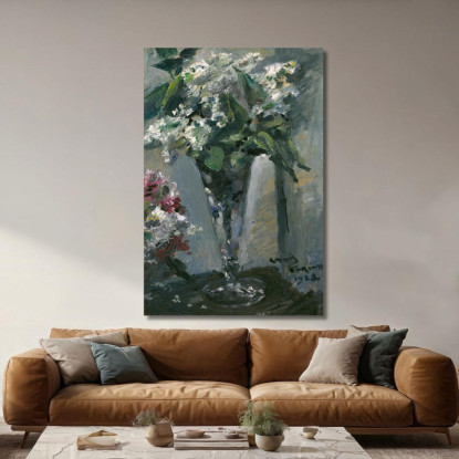 Lilas Dans Un Verre Calice Lovis Corinth lcr30 tableau impression sur toile