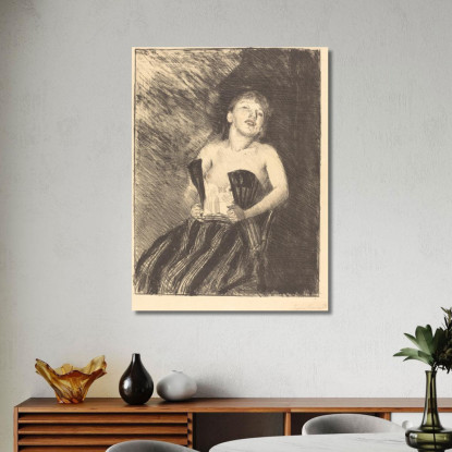Fille En Corset Lovis Corinth lcr36 tableau impression sur toile
