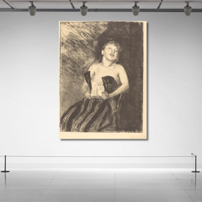 Fille En Corset Lovis Corinth lcr36 tableau impression sur toile