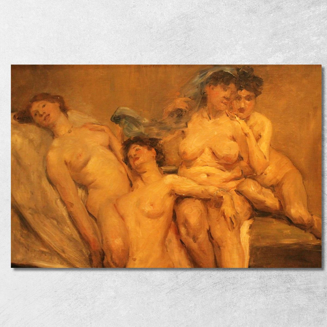 Groupe D'Amis Lovis Corinth lcr38 tableau impression sur toile