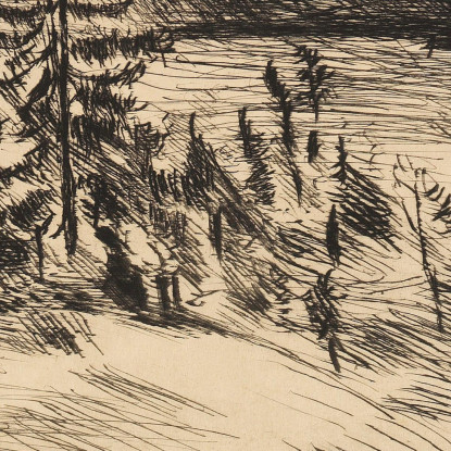 Grand Paysage Du Walchensee Lovis Corinth lcr39 tableau impression sur toile
