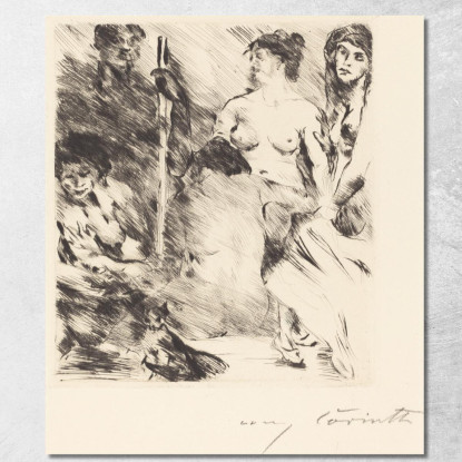 Harem Lovis Corinth lcr40 tableau impression sur toile